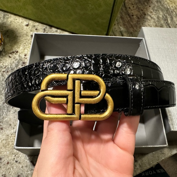 Balenciaga Leather Belt - Picture 1 of 5
